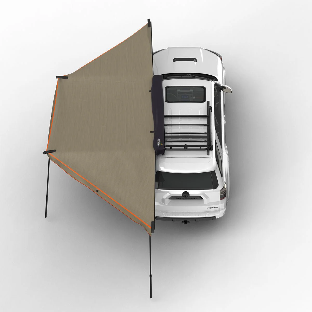 180 Degree Awning, XL, Driver or Passenger Side, C-Channel Aluminum, Olive - Image 2